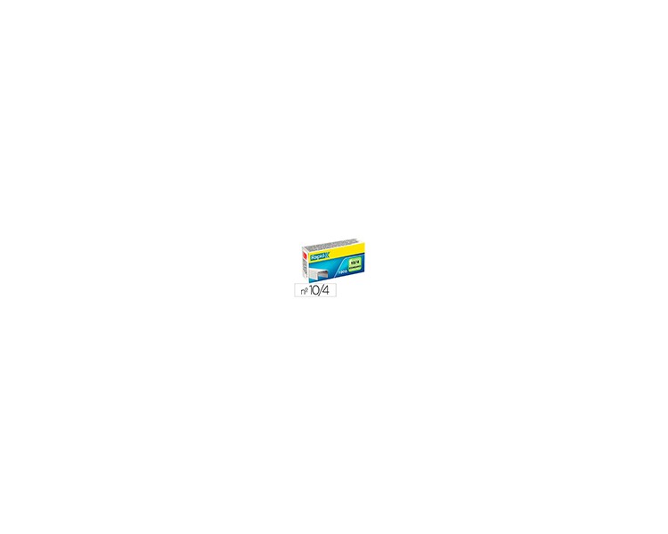 Grapas rapid 10/4 mm galvanizada caja de 1000 unidades