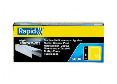 Grapas rapid 13/8 mm galvanizada caja de 5000 unidades