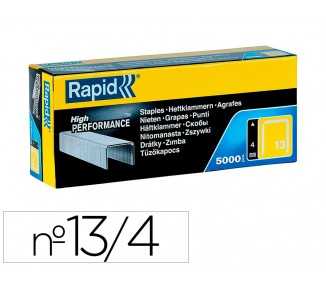 Grapas rapid 13/4 mm galvanizada caja de 5000 unidades
