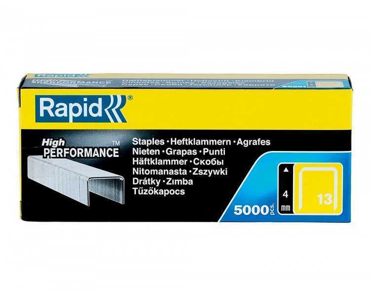 Grapas rapid 13/4 mm galvanizada caja de 5000 unidades