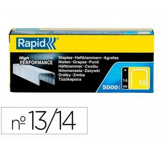 Grapas rapid 13/14 mm galvanizada caja de 5000 unidades