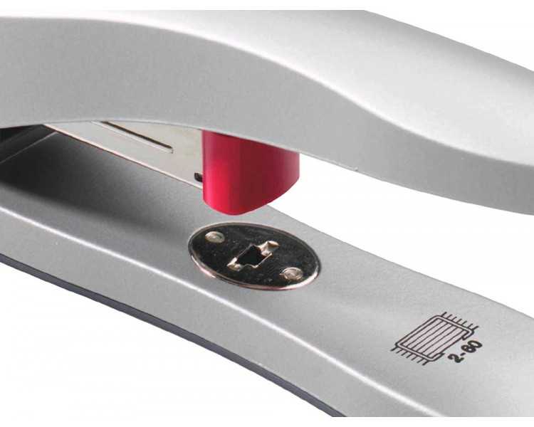 Grapadora rexel odyssey metalica capacidad de grapado 60 hojas usa grapas odyssey color plata