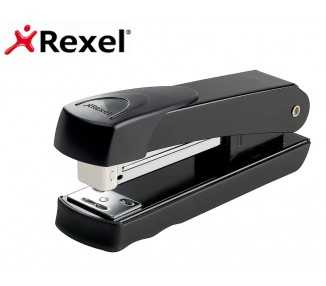 Grapadora rexel meteor metalica capacidad de grapado 20 hojas usa grapas 24/6 y 26/6 color negro