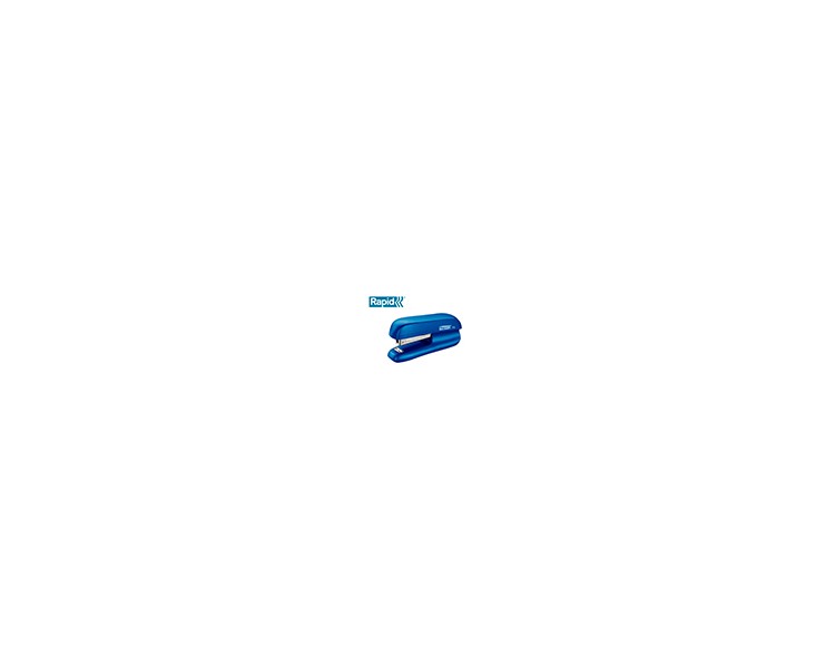Grapadora rapid f5 mini plastico capacidad de grapado 10 hojas usa grapas n 10 color azul