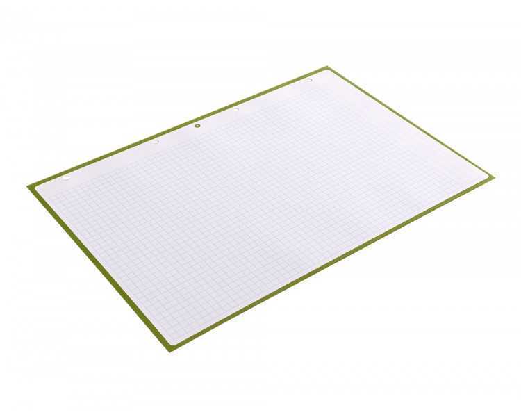 Recambio a4 antartik 80 hojas 90g/m2 cuadro 5mm 4 taladros 1 banda con marco color verde