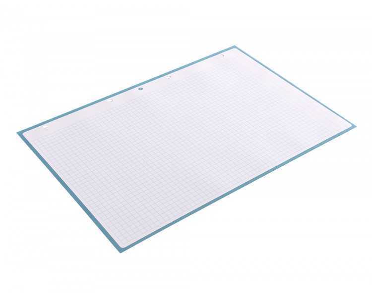 Recambio a4 antartik 80 hojas 90g/m2 cuadro 5mm 4 taladros 1 banda con marco color celeste