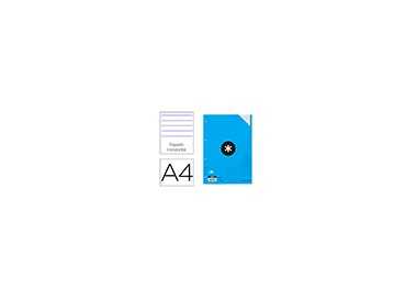 Recambio a4 100 hojas 100g/m2 rayado horizontal 4 taladros bandas de 5 colores antartik Recambio a4 100 hojas 100g/m2 rayado horizontal 4 taladros bandas de 5 colores antartik