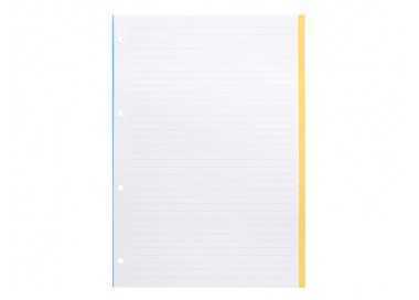 Recambio a4 100 hojas 100g/m2 rayado horizontal 4 taladros bandas de 5 colores antartik Recambio a4 100 hojas 100g/m2 rayado horizontal 4 taladros bandas de 5 colores antartik
