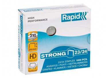 Grapas rapid strong nº 23/24 galvanizadas caja de 1000 unidades