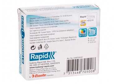 Grapas rapid strong nº 23/24 galvanizadas caja de 1000 unidades