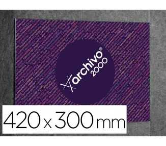 Expositor mural archivo 2000 premium de pared con adhesivo poliestireno transparente din a3 horizontal 420x300 mm