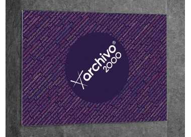 Expositor mural archivo 2000 premium de pared con adhesivo poliestireno transparente din a3 horizontal 420x300 mm