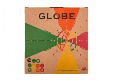 Globo terraqueo liderpapel con luz fisico y politico estilo antiguo diametro 26 cm