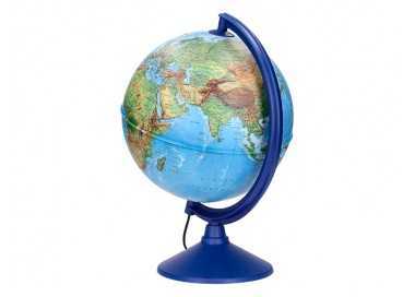 Globo terraqueo liderpapel con luz fisico y politico diametro 26 cm Globo terraqueo liderpapel con luz fisico y politico diametro 26 cm