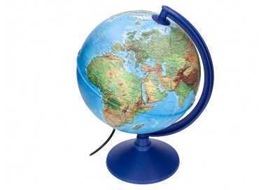 Globo terraqueo liderpapel con luz fisico y politico diametro 26 cm Globo terraqueo liderpapel con luz fisico y politico diametro 26 cm