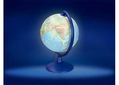 Globo terraqueo liderpapel con luz fisico y politico diametro 26 cm Globo terraqueo liderpapel con luz fisico y politico diametro 26 cm