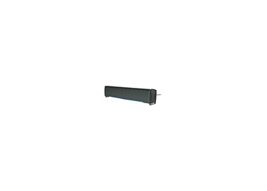 Barra de sonido q-connect para pc con iluminación led color negro