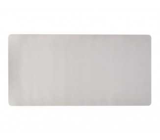 Alfombrilla para raton q-connect xxl similcuero gris base antideslizante 800x400x2 mm
