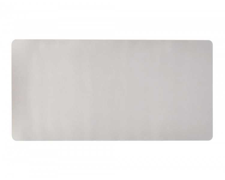 Alfombrilla para raton q-connect xxl similcuero gris base antideslizante 800x400x2 mm