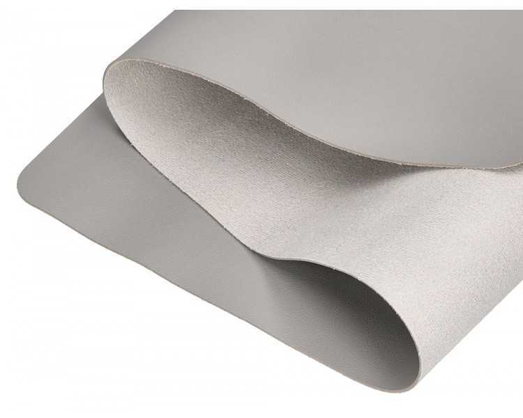 Alfombrilla para raton q-connect xxl similcuero gris base antideslizante 800x400x2 mm