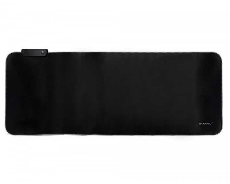 Alfombrilla para raton q-connect gaming xxl iluminacion led conexion usb color negro 800x300x4 mm