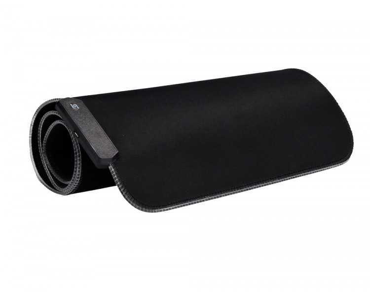 Alfombrilla para raton q-connect gaming xxl iluminacion led conexion usb color negro 800x300x4 mm