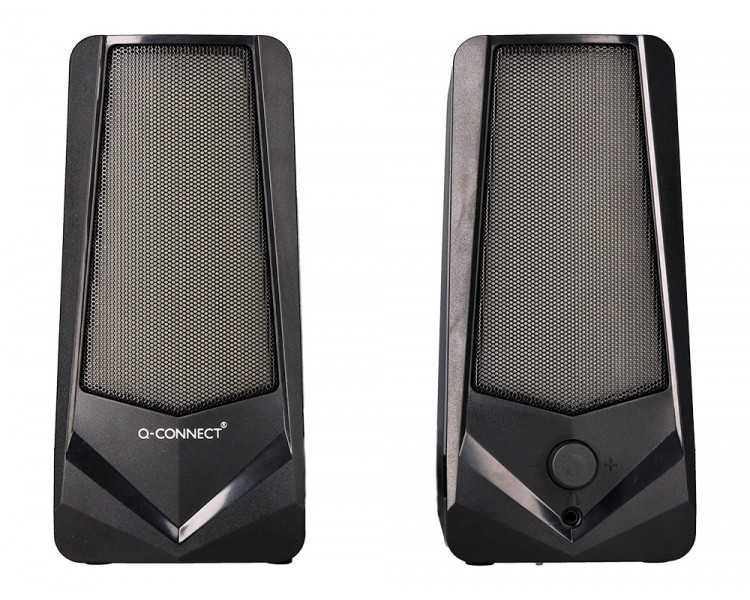 Altavoces q-connect gaming blu etooth con iluminación rgb potencia maxima 2x3w control de volumen color negro