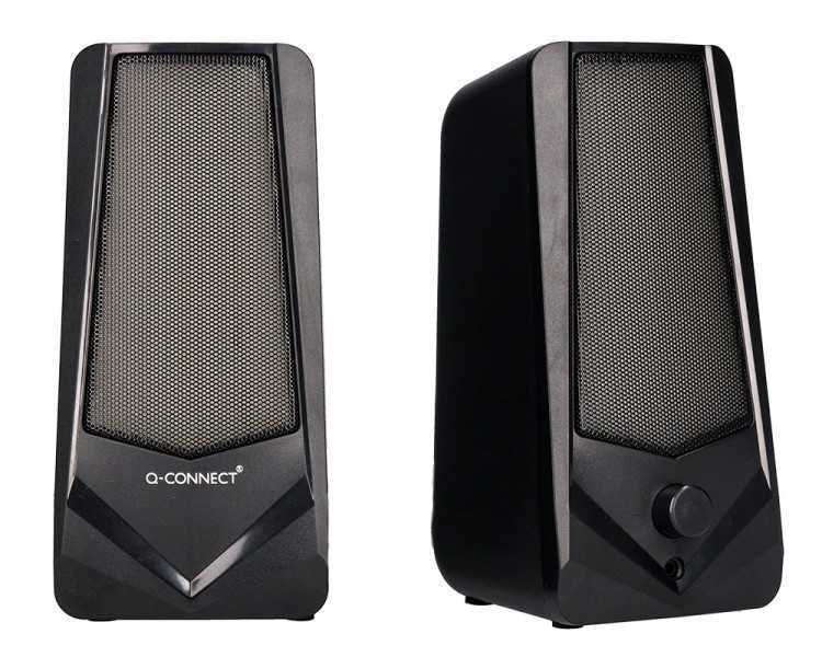 Altavoces q-connect gaming blu etooth con iluminación rgb potencia maxima 2x3w control de volumen color negro