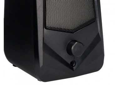 Altavoces q-connect gaming blu etooth con iluminación rgb potencia maxima 2x3w control de volumen color negro