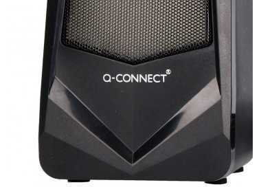 Altavoces q-connect gaming blu etooth con iluminación rgb potencia maxima 2x3w control de volumen color negro