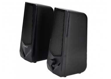 Altavoces q-connect gaming blu etooth con iluminación rgb potencia maxima 2x3w control de volumen color negro