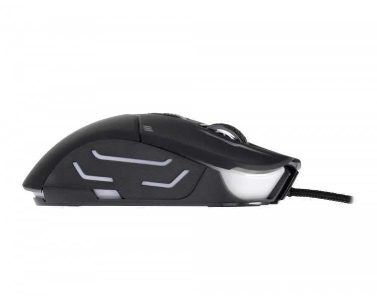 Set teclado y raton q-connect gaming con cable e iluminacion led color negro