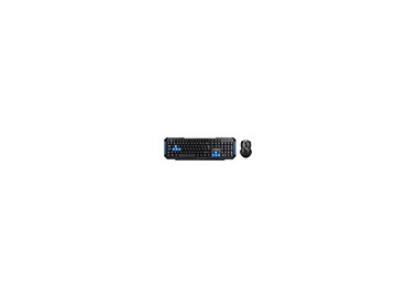 Set teclado y raton q-connect inalambrico compatible windows color negro