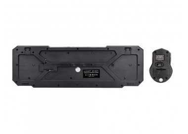 Set teclado y raton q-connect inalambrico compatible windows color negro