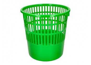 Papelera plastico q-connect 15 litros rejilla color verde 285x290 mm Papelera plastico q-connect 15 litros rejilla color verde 285x290 mm
