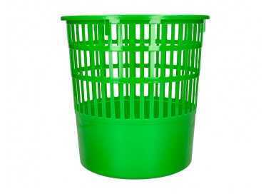 Papelera plastico q-connect 15 litros rejilla color verde 285x290 mm Papelera plastico q-connect 15 litros rejilla color verde 285x290 mm