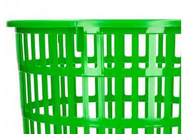 Papelera plastico q-connect 15 litros rejilla color verde 285x290 mm Papelera plastico q-connect 15 litros rejilla color verde 285x290 mm