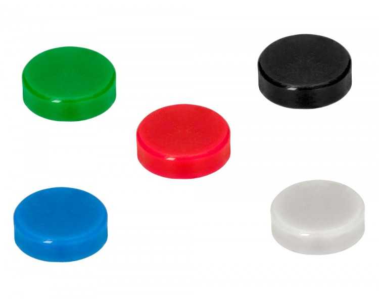 Iman para sujecion liderpapel ecouse pp reciclado para pizarra magnetica 35 mm caja de 10 unidades