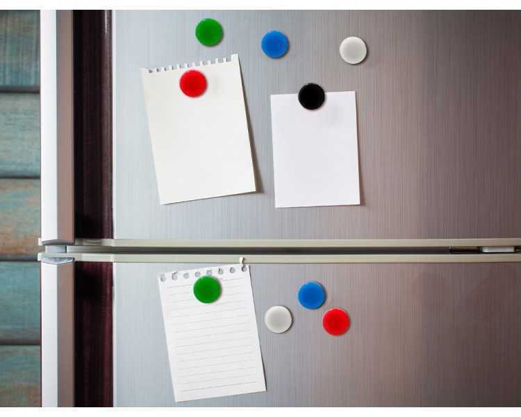Iman para sujecion liderpapel ecouse pp reciclado para pizarra magnetica 35 mm caja de 10 unidades