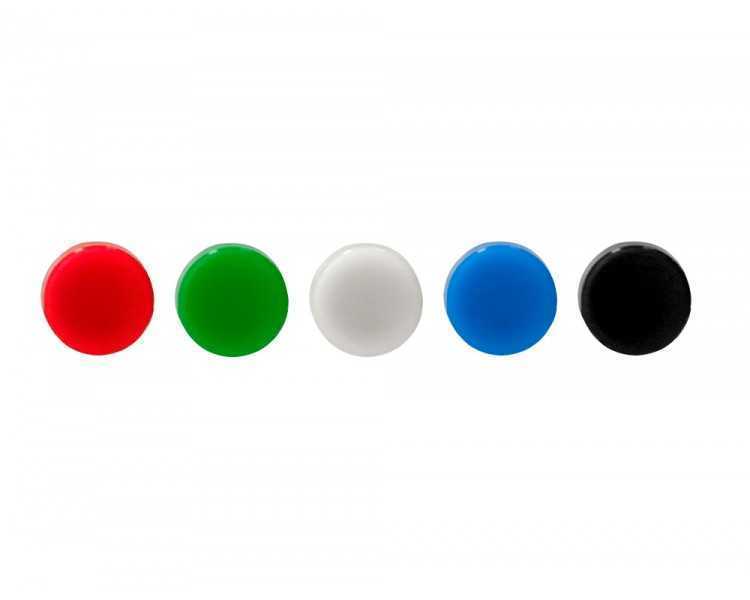 Iman para sujecion liderpapel ecouse pp reciclado para pizarra magnetica 25 mm caja de 10 unidades