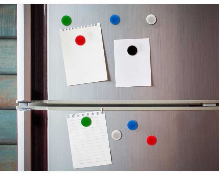 Iman para sujecion liderpapel ecouse pp reciclado para pizarra magnetica 25 mm caja de 10 unidades
