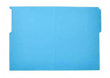 Subcarpeta cartulina liderpapel folio pestaña superior 240g/m2 azul