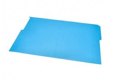 Subcarpeta cartulina liderpapel folio pestaña superior 240g/m2 azul