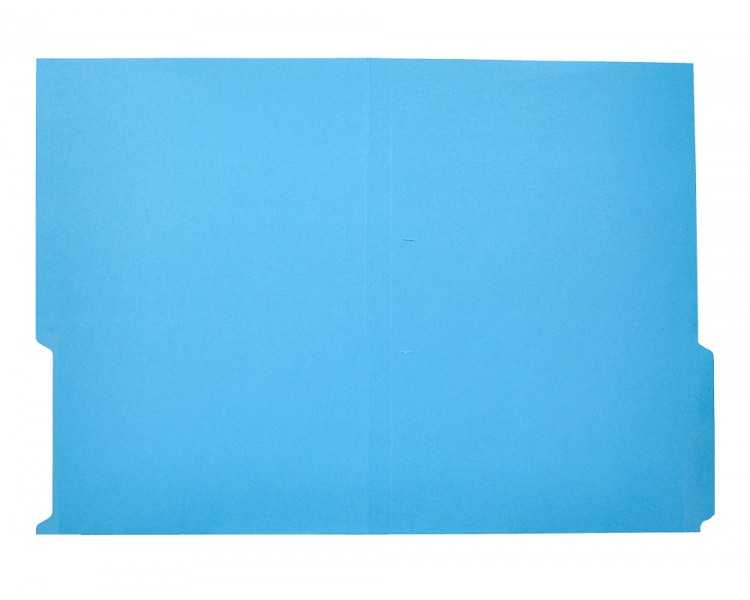 Subcarpeta cartulina liderpapel folio pestaña inferior 240g/m2 azul