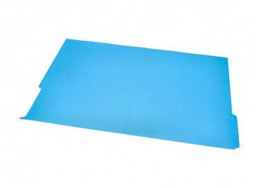 Subcarpeta cartulina liderpapel folio pestaña inferior 240g/m2 azul
