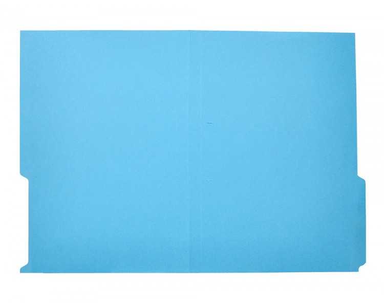 Subcarpeta cartulina liderpapel din a4 pestaña inferior 240g/m2 azul