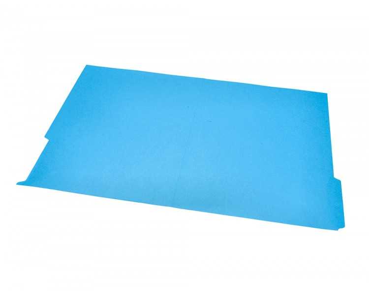 Subcarpeta cartulina liderpapel din a4 pestaña inferior 240g/m2 azul