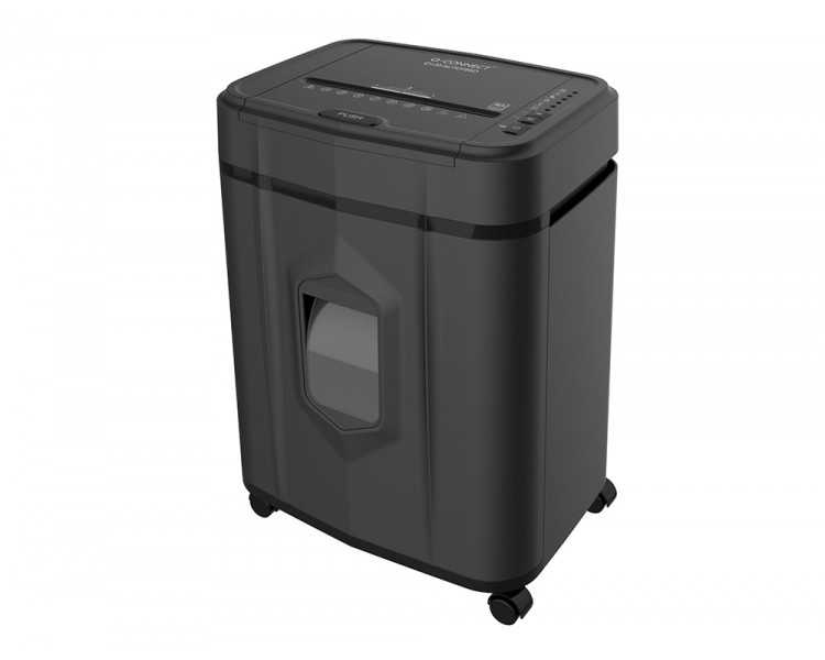 Destructora de documentos q-connect capacidad de corte 120 h auto / 10 h manual destruye grapas clips y