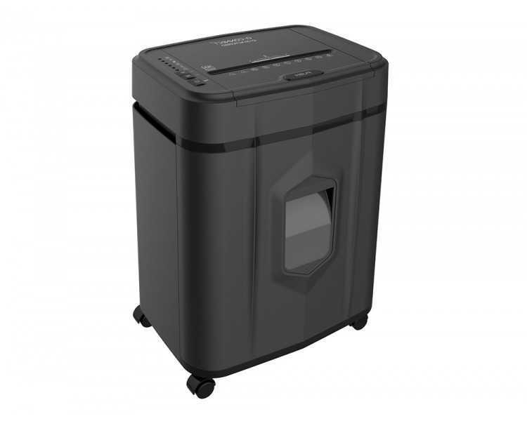 Destructora de documentos q-connect capacidad de corte 120 h auto / 10 h manual destruye grapas clips y