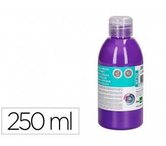 Pintura acrilica liderpapel bote de 250 ml violeta
